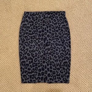 Body by Victoria Secret Leopard pencil skirt